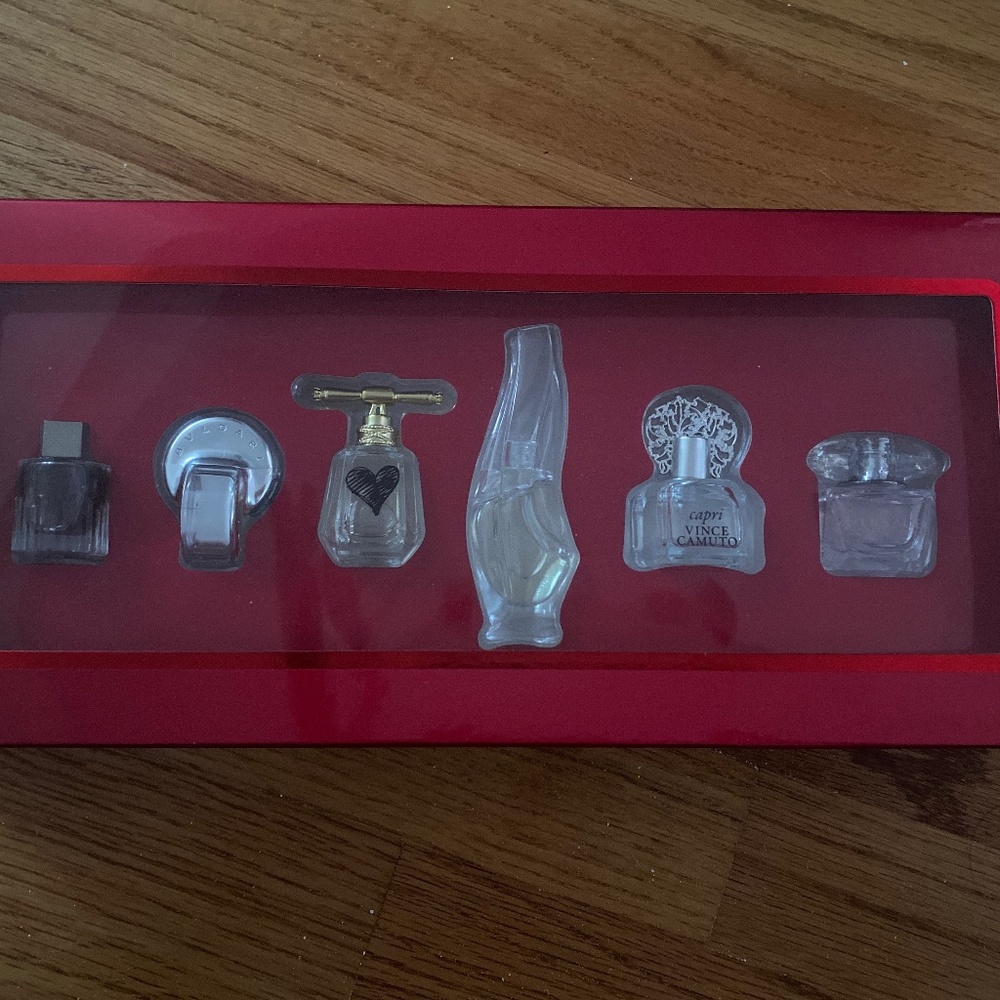 Miniature Perfume Bottles x 6